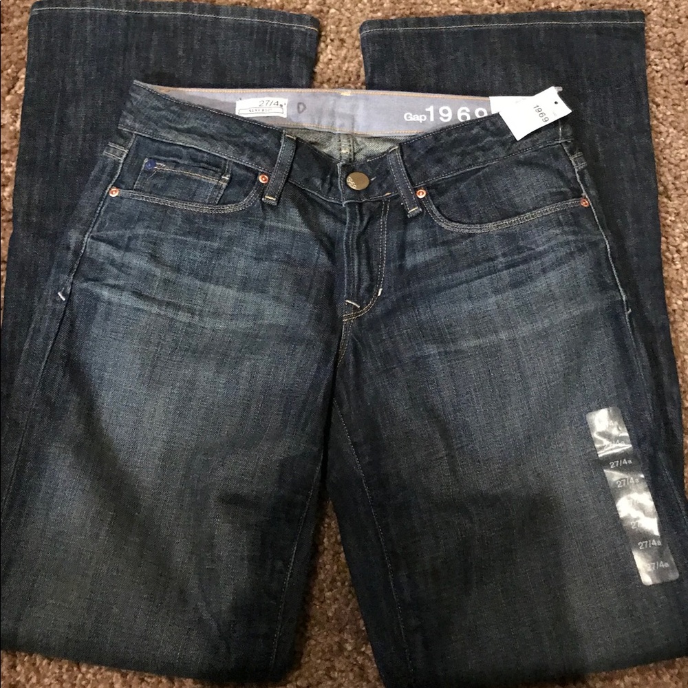 New Gap Sexy Boot Jeans Size 27/4A NWT